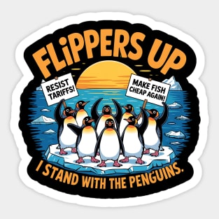 Resist-Penguin Sticker